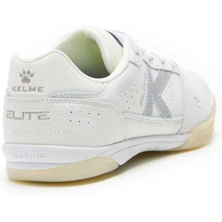 Zapatillas de Fútbol Sala Kelme Elite Blanco/Plata